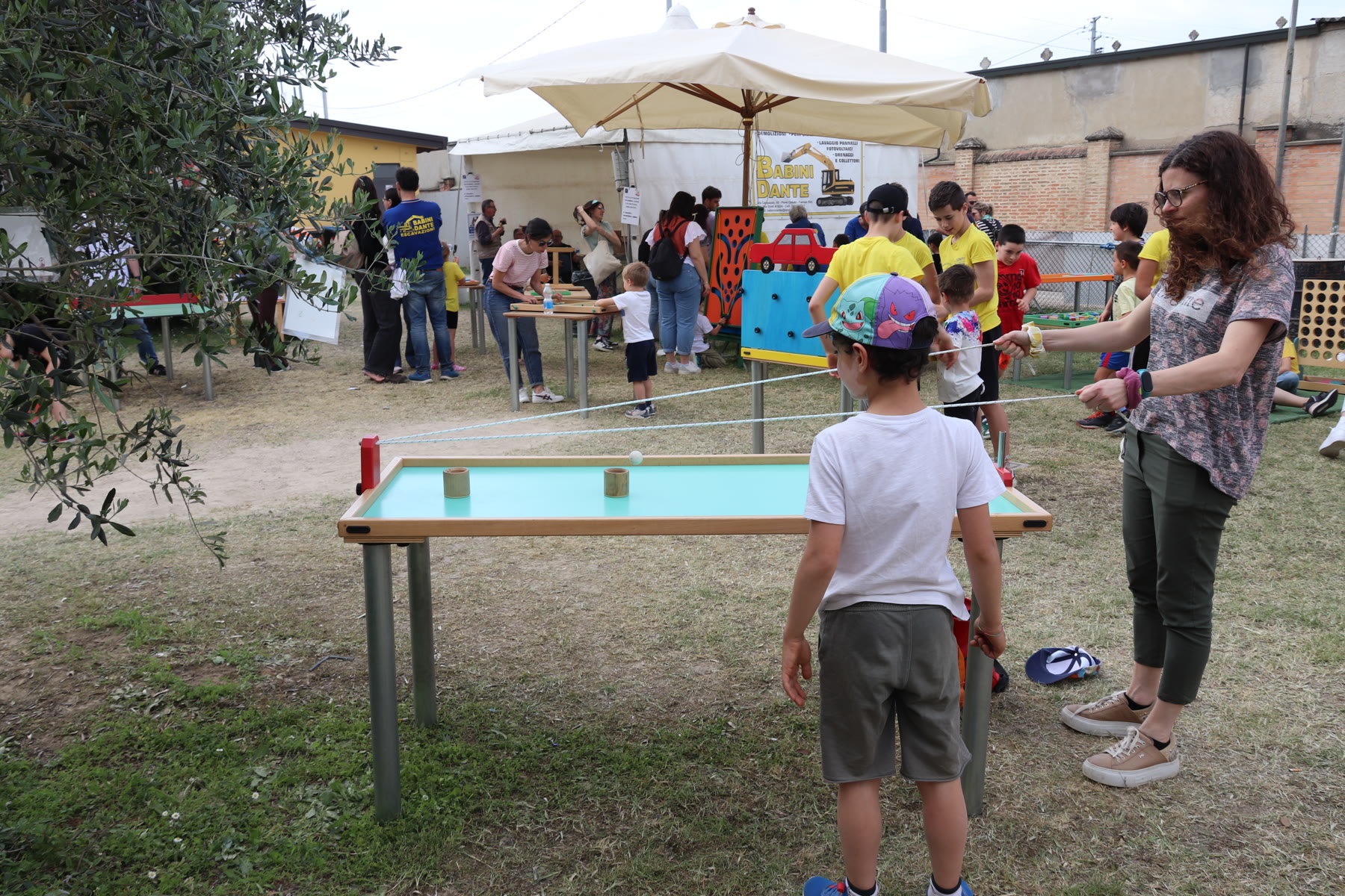 Giochi e attività per bambini all'aperto durante la Sagra